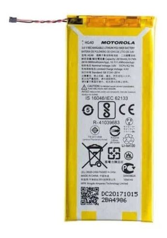 Bateria Motorola Moto G5 Plus XT1683 HG40