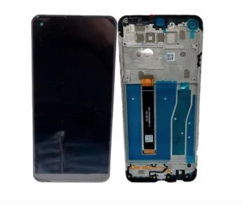 Tela Frontal Touch e LCD LG K51s K510 C/Aro