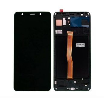 Tela Touch Display Lcd Samsung Galaxy A7 2018 A750 Oled C/Aro